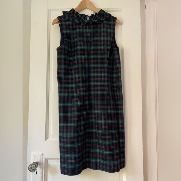 NWT Talbots Plaid Sheath Dress - Picture 4 of 13